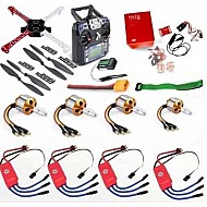 Quadcopter Drone Combo with NAZA M-Lite Kit  with 10ch TX-RX (Motor + ESC + Propeller + Flight Controller + Frame + TX-RX + Power module + Belt)