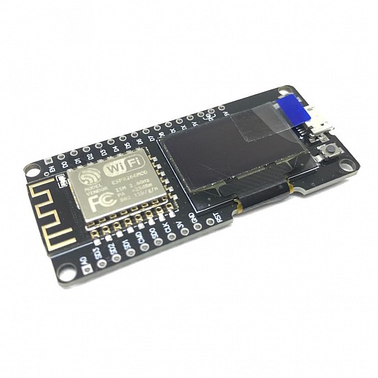 NODEMCU ESP8266 WIFI + 0.96 INCH OLED BOARD