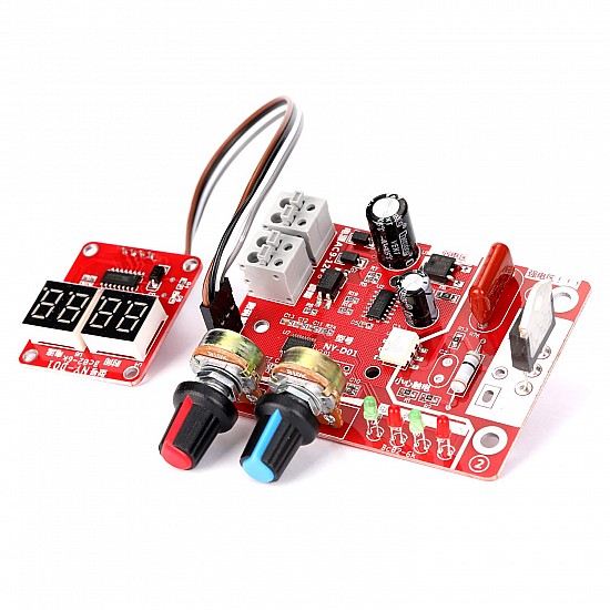 NY-D01 upgrade 40A digital display Spot welding time and current controller panel timing Ammeter Spot Welders control Board