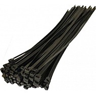 150 mm X 2.5 mm Nylon Flexible Black 100pcs Straps 150 mm X 2.5 mm Cable Tie