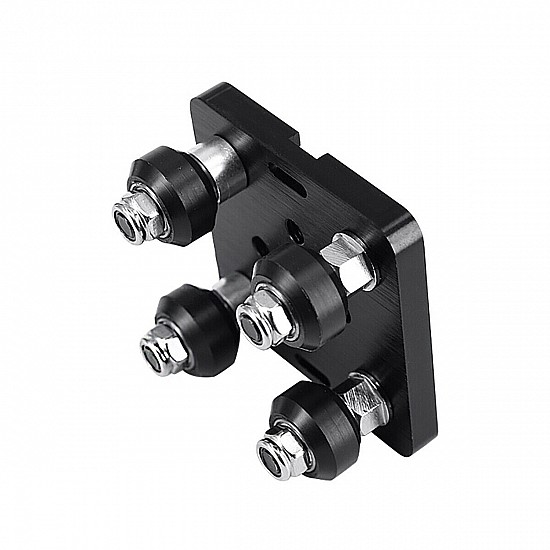 RigWheels Mini Grip Head, One Side Threaded and One Side 3/8in Slots