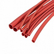 Pack of Heat Shrink Sleeve (1.5mm, 2mm, 3mm, 4mm, 5mm, 6mm,8mm, 10mm, 16mm, 20mm) - Red