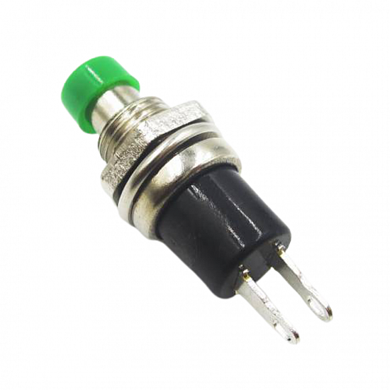 PBS-110 Push Button Switch Press Through - Green