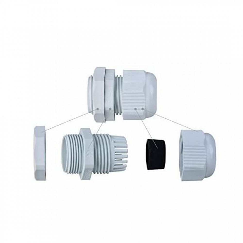 PG11 Waterproof IP68 Nylon Plastic Cable Gland Connector