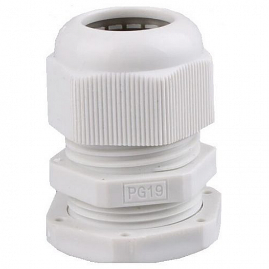 PG19 Waterproof IP68 Nylon Plastic Cable Gland Connector