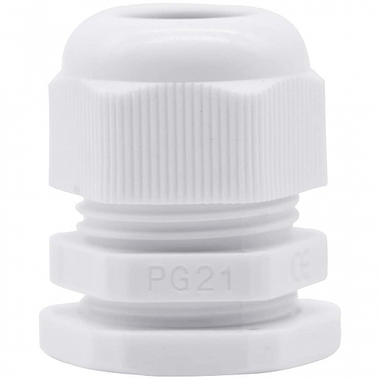 PG21 Waterproof IP68 Nylon Plastic Cable Gland Connector