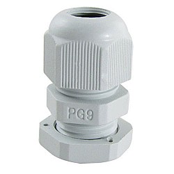 PG9 Waterproof IP68 Nylon Plastic Cable Gland Connector 