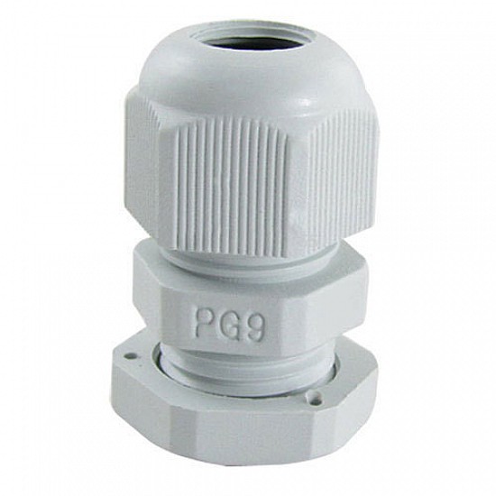 PG9 Waterproof IP68 Nylon Plastic Cable Gland Connector