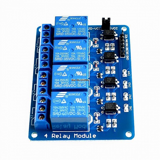 5v 4 Channel Relay Module - Sensor - Arduino