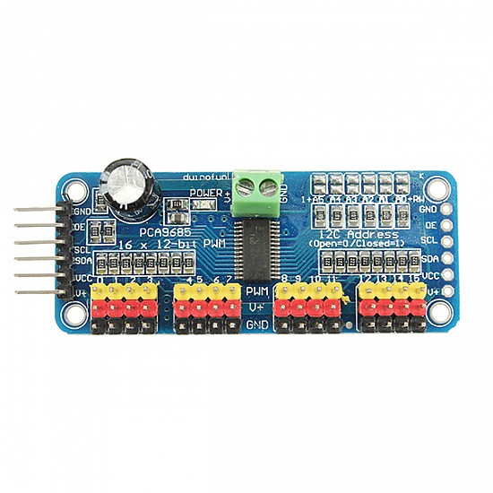 16 Channel PWM Servo Motor Driver I2C Module - Sensor - Arduino