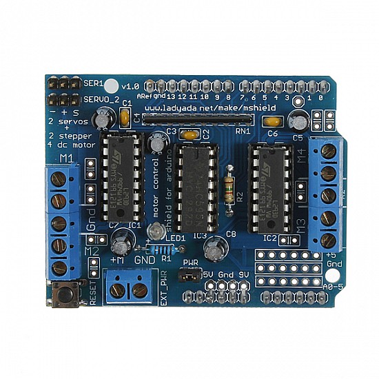 L293D Motor Driver Shield For Arduino - Stepper Motor and Drivers - Motor and Driver