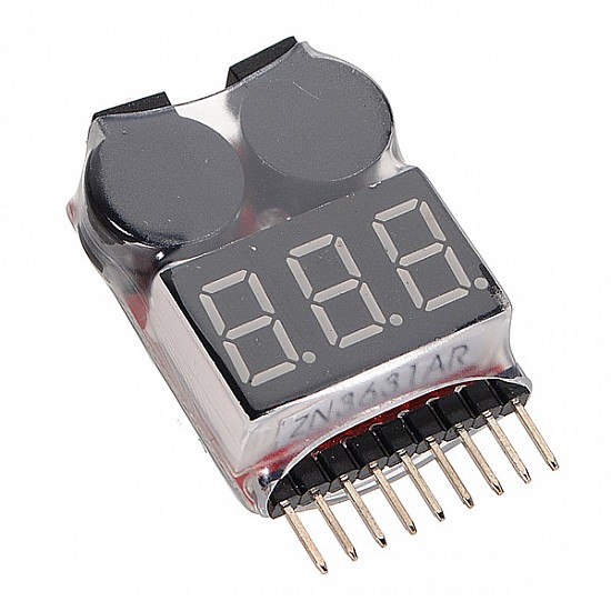 Battery Voltage Tester Monitor and Buzzer Alarm - Other - Multirotor