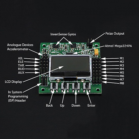 KK2.1.5 LCD Flight Controll Board for FPV Racing Drone - Flight Controller - Multirotor