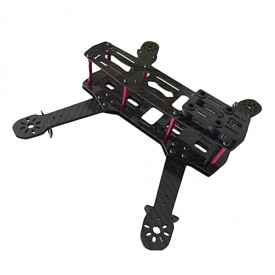 QVA250 V2 Carbon Fiber Frame Kit RC Drone FPV Racing 3.0mm Arm Thickness - Frame - Multirotor