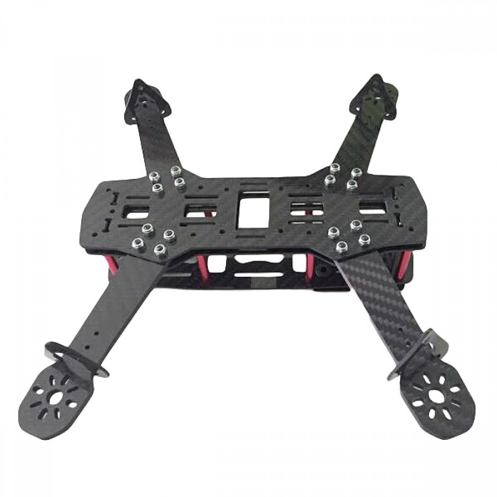 QVA250 Carbon Fiber Frame Kit RC Drone FPV Racing 4.0mm Arm Thickness ...