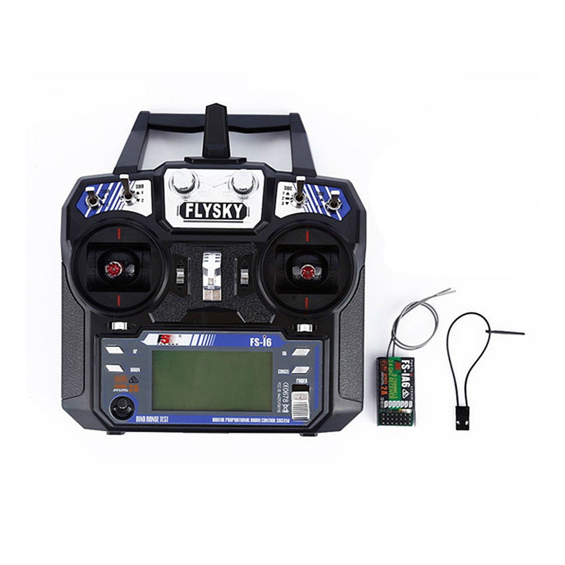 FlySky FSi6 2.4G 6CH AFHDS RC Transmitter With FSiA6 Receiver
