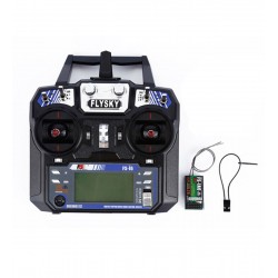 FlySky FS-i6 2.4G 6CH AFHDS RC Transmitter With FS-iA6 Receiver