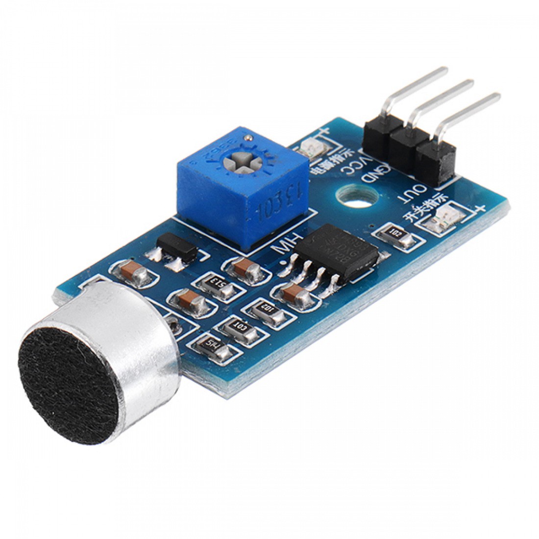 Microphone Sound Sensor Module Voice Sensor High Sensitivity Sound ...