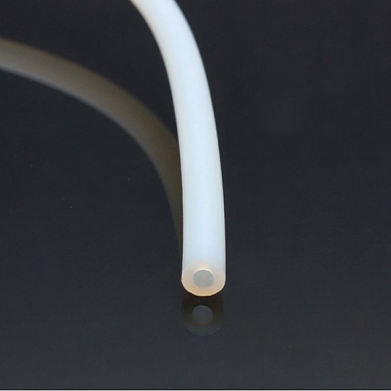 PTFE 3x4mm White Teflon Tube for 3mm 3D Printer Filament  - 1 Meter