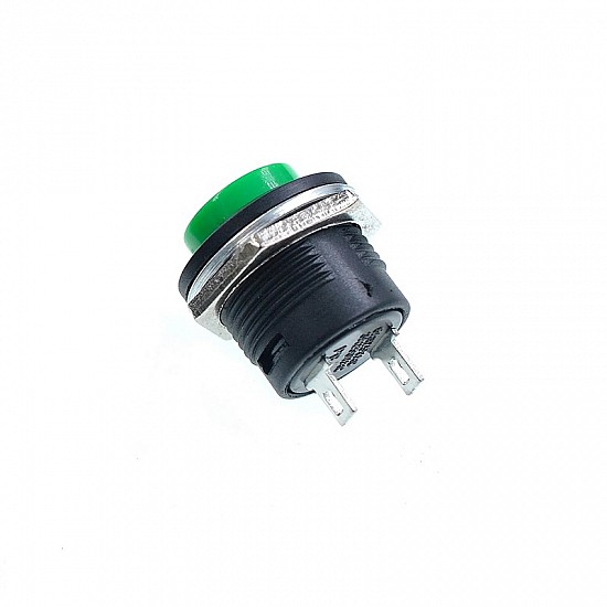 R13-507  Self-reset Button Switch |16MM | Green