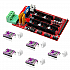 RAMPS 1.4 3D Printer Controller with 5Pcs DRV8825 Driver with Heat Sink Kit