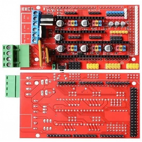 RAMPS 1.4 3D Printer Controller with 5Pcs DRV8825 Driver with Heat Sink Kit