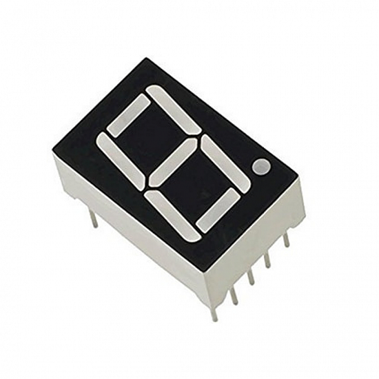Red 0.56inch 1 Digit 7 Segment LED Display Digital Tube - Common Anode Red 0.56inch 1 Digit 7 Segment LED Display Digital Tube - Common Anode