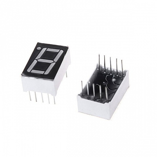 Red 0.56inch 1 Digit 7 Segment LED Display Digital Tube - Common Anode Red 0.56inch 1 Digit 7 Segment LED Display Digital Tube - Common Anode