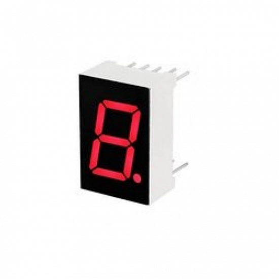 Red 0.56inch 1 Digit 7 Segment LED Display Digital Tube - Common Anode Red 0.56inch 1 Digit 7 Segment LED Display Digital Tube - Common Anode