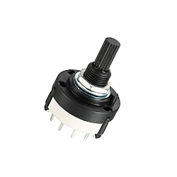 RS26 3P4T Band Channel Rotary Selector Switch