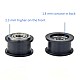 Rubber Bearing Pulley H Groove Wheel for 3D Printer