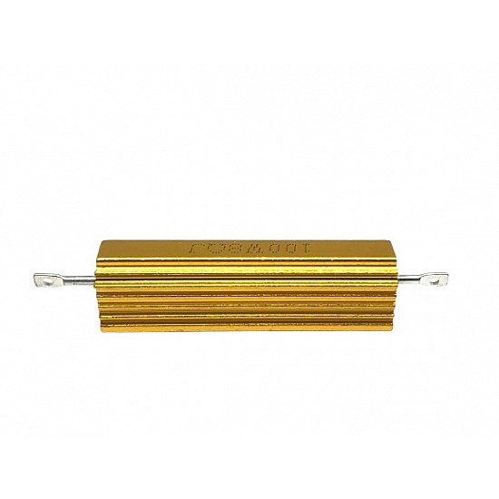 2x 0.8 Ohm 100W Aluminum Housed Wirewound Resistors – Metal Case, 0.8Ω