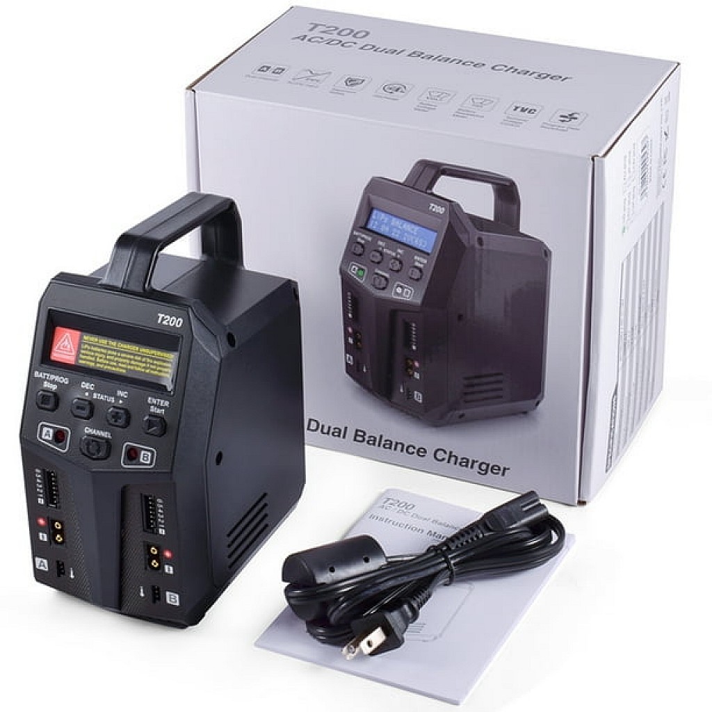 SKYRC T200 Duo AC/DC Charger (2x100w) - Art Technic Modélisme SKYRC T200 Duo AC/DC Charger (2x100w) - Art Technic Modélisme