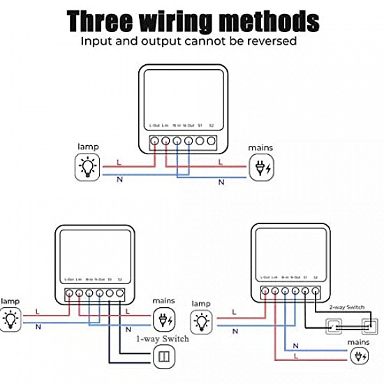 Smart Wireless WIFI 16A Switch Work with Alexa , Smart life app, Google home and IFTTT