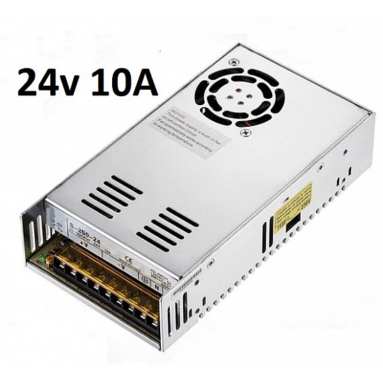 24V 10A SMPS Industrial Power Supply - Power Supply - 3D Printer - 3D Printer and Accessories