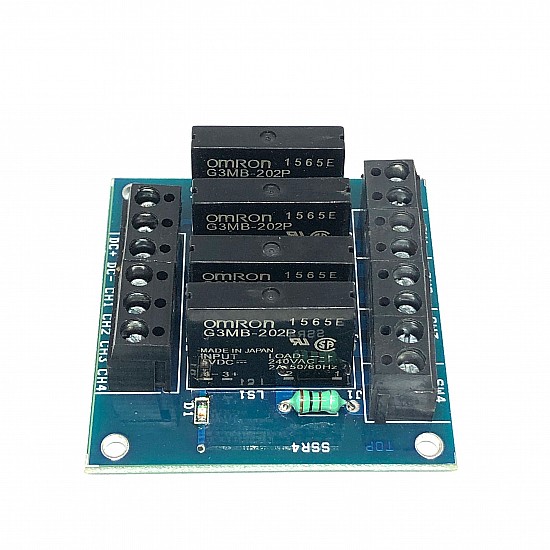 5V 4 Channel SSR Relay Module (Solid State Relay Module) with Fuse - Sensor - Arduino