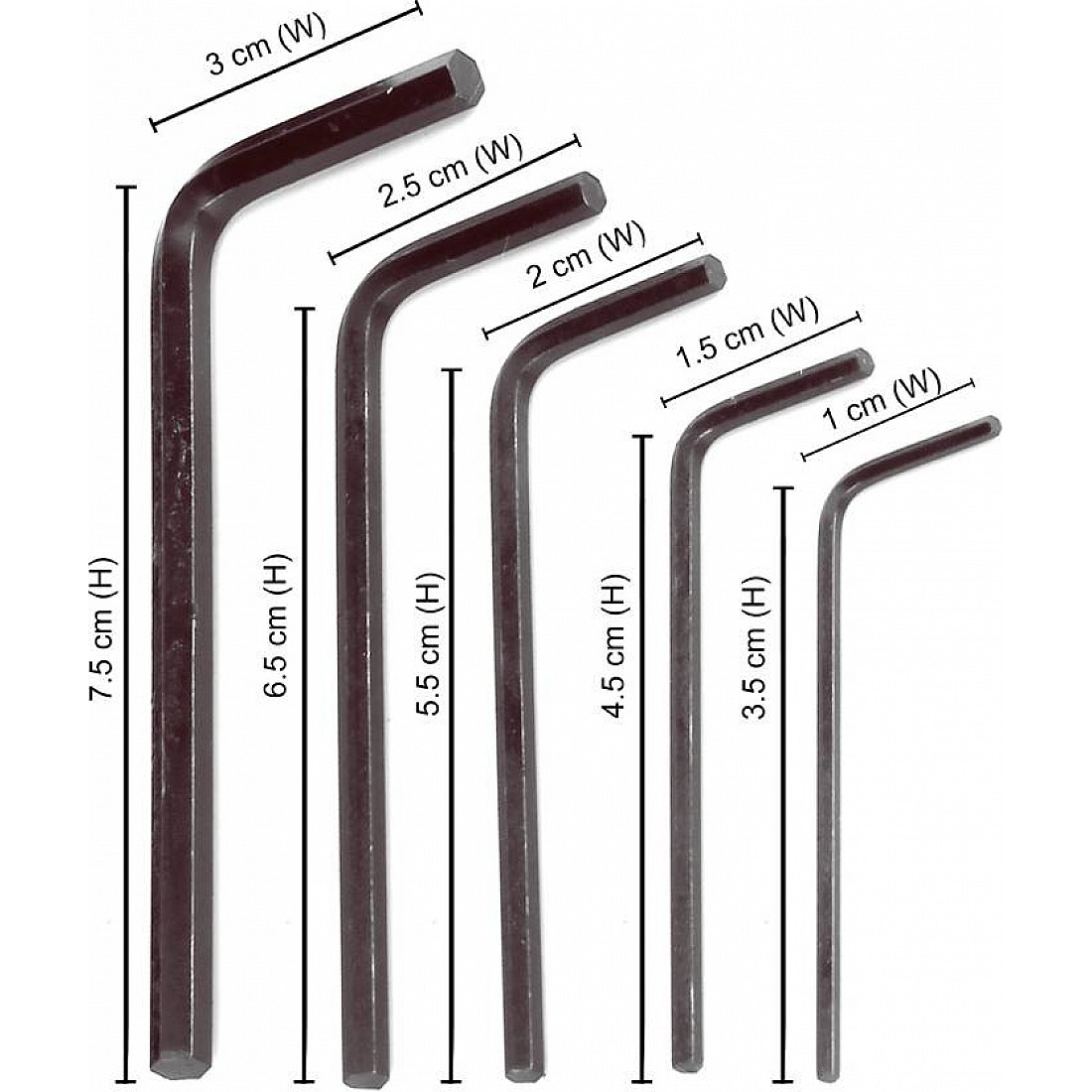 Taparia AKM9 Allen Key Set (Pack of 9)