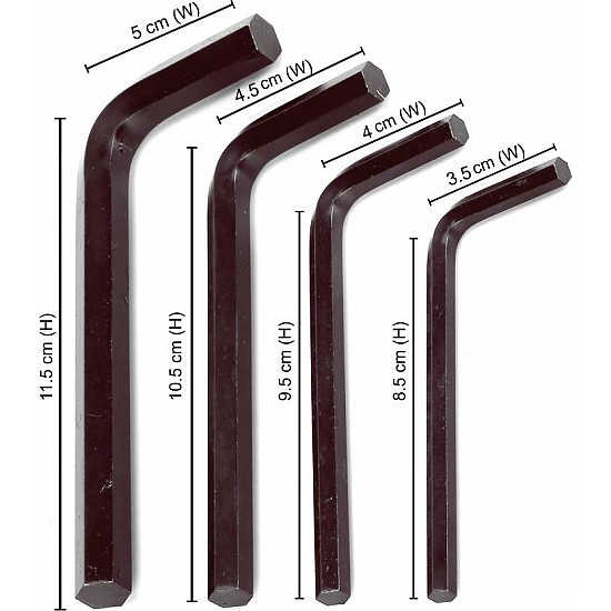 Taparia AKM-9 Allen Key Set  (Pack of 9) - Other - Multirotor