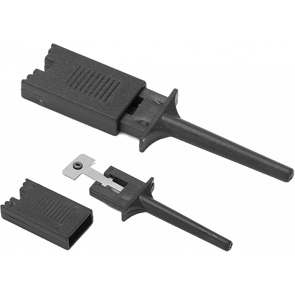 Test Hooks Clips for Logic Analyzers Black