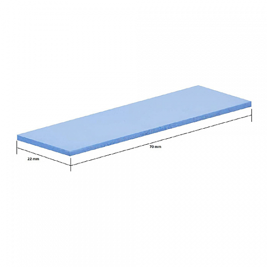 Thermal Conductive Silicone Pad - 70x22x1mm