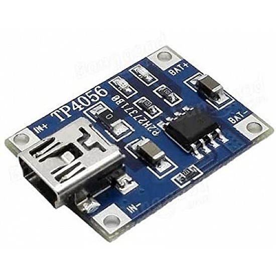 TP4056 1A Li-ion Lithium Battery Charging Module – Mini USB