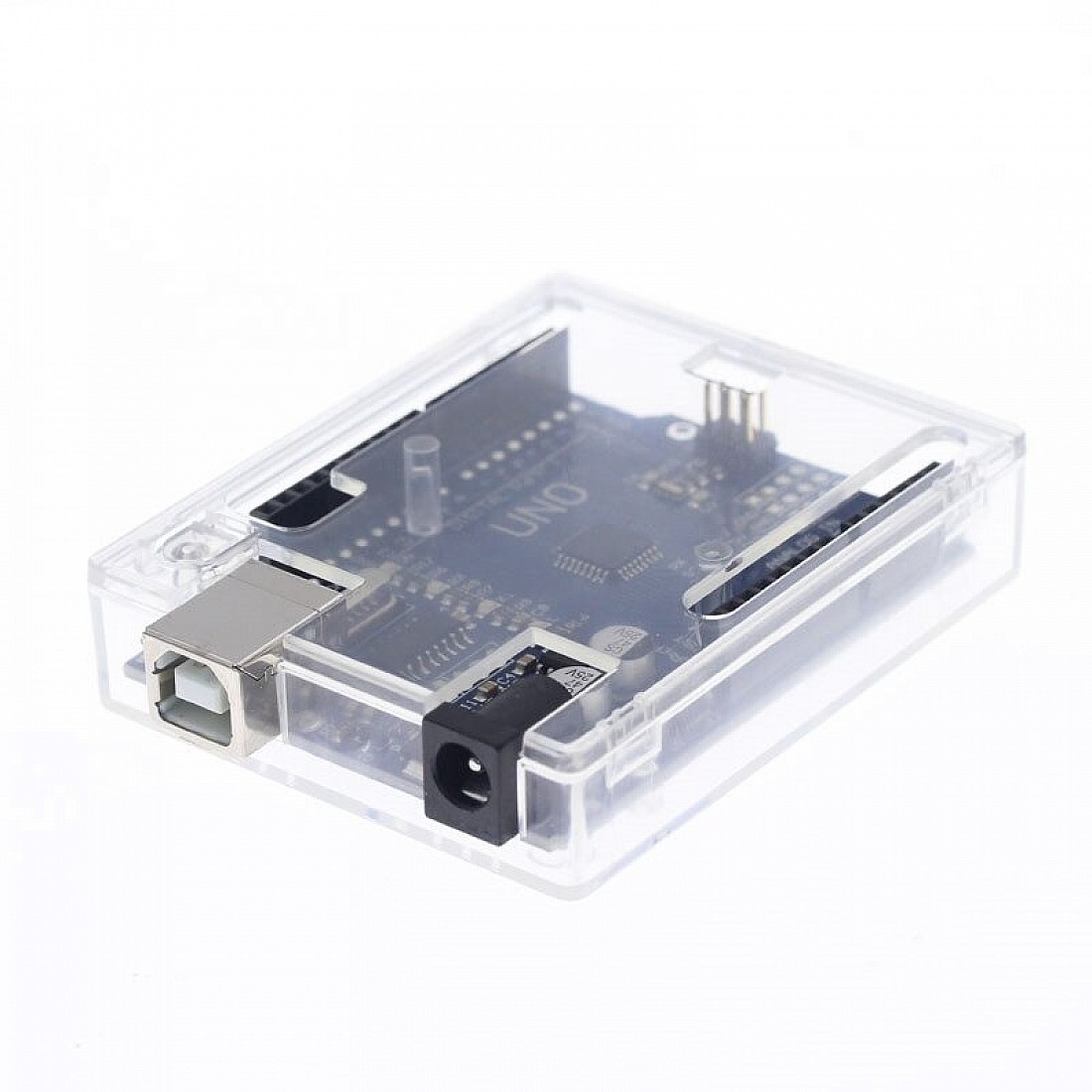 Transparent Acrylic Glossy Case Enclosure Box for Arduino UNO R3