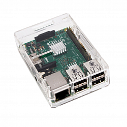 Transparent Plastic Case for Raspberry Pi 3 Model B