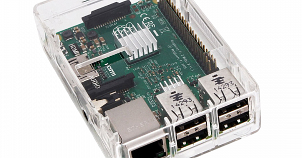 Transparent Plastic Case for Raspberry Pi 3 Model B