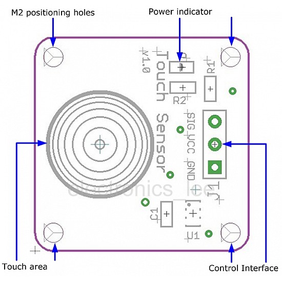 TTP223B Capacitive Touch Key Sensor Module