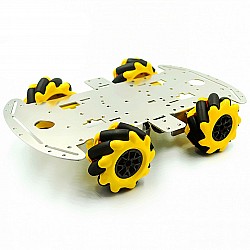 Mecanum Wheel 4WD Smart Car set with aluminum Chassis 