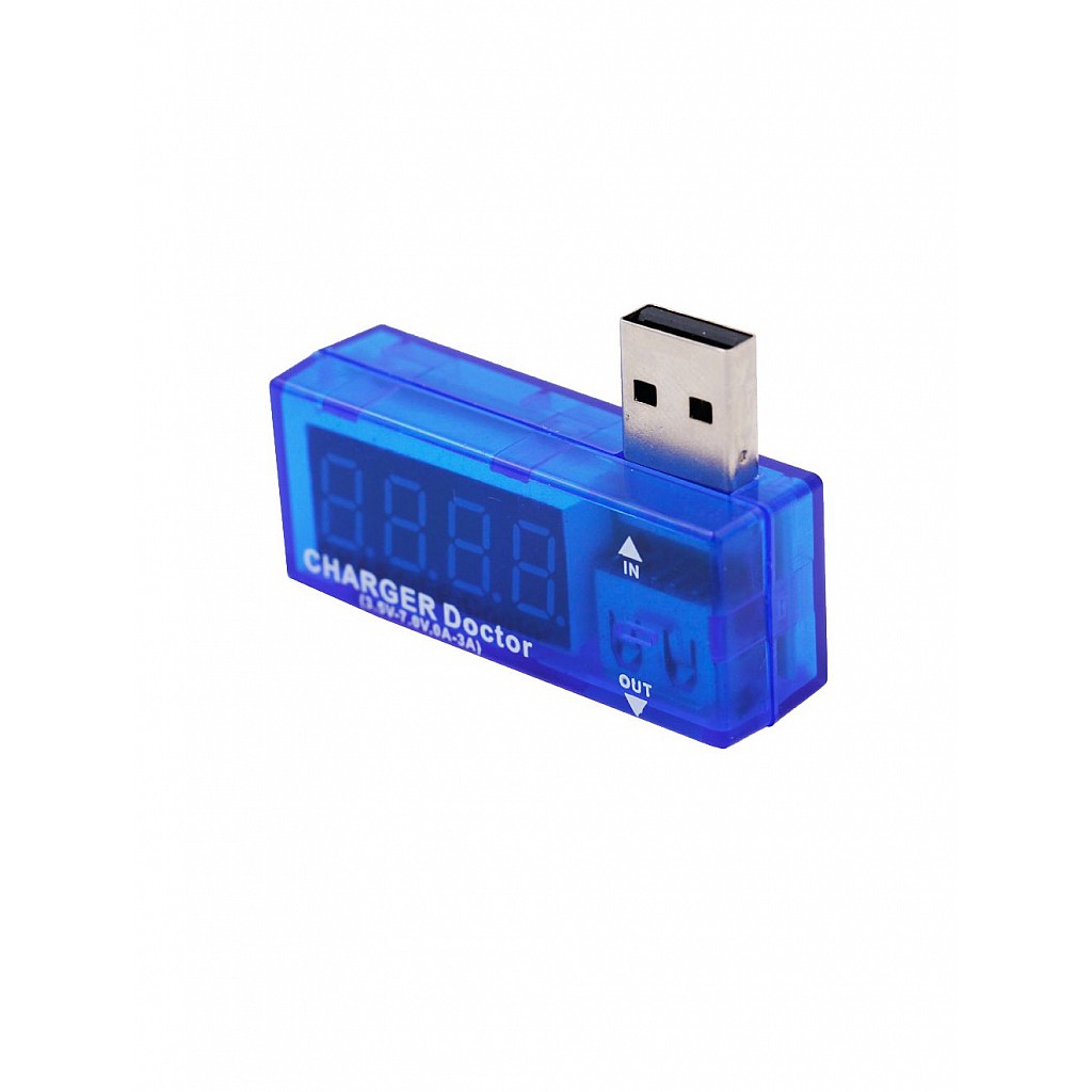 Usb charger doctor top voltage current meter