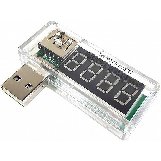 USB Charger Doctor Inline Current and Voltage Meter Tester