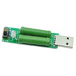 USB Charging Discharge Resistance Current Detection Load Tester 