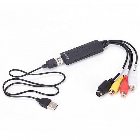 USB2.0 Audio Video Capture Card Adapter VHS To DVD Video Capture Converter